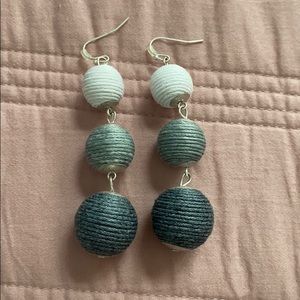 3 ball dangle earrings